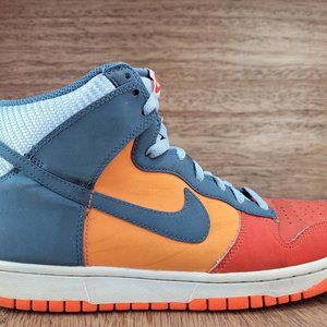 Nike Dunk High Team Orange Armory Sneakers 317982-800 Men's Size 9.5